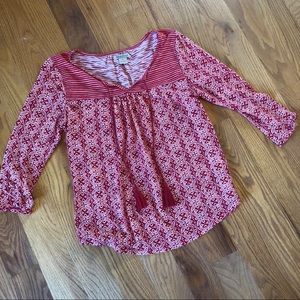 Lucky brand boho/peasant top